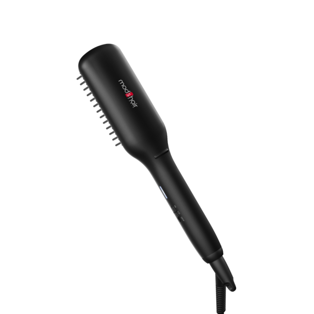 バ*ー様 美容器 ブラック モード設定可能 スタイリッシュ コンパクトイオンヒートブラシ – mod's hair styling tools